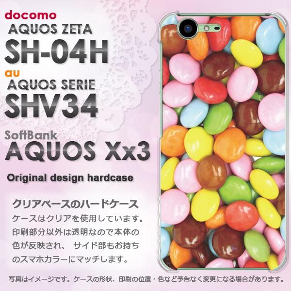 スマホケース AQUOS SH-04H SHV34 AQUOS Xx3 ハード 印刷 デザイン ゆう...