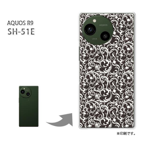 SH-51E AQUOS R9 カバー ハードケース デザイン レトロ007/sh51e-PM007