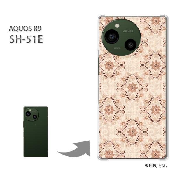 SH-51E AQUOS R9 カバー ハードケース デザイン レトロ010/sh51e-PM010