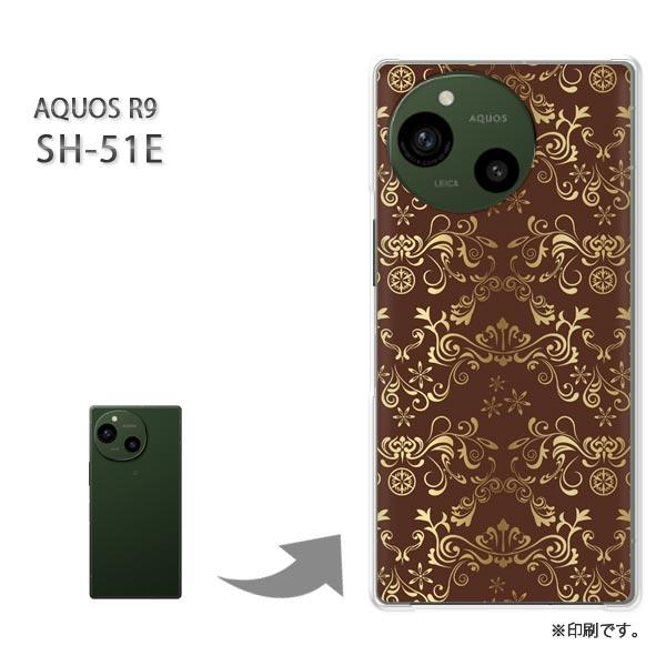 SH-51E AQUOS R9 カバー ハードケース デザイン レトロ011/sh51e-PM011