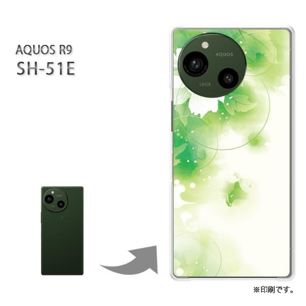 SH-51E AQUOS R9 カバー ハードケース デザイン フラワー175/sh51e-PM17...