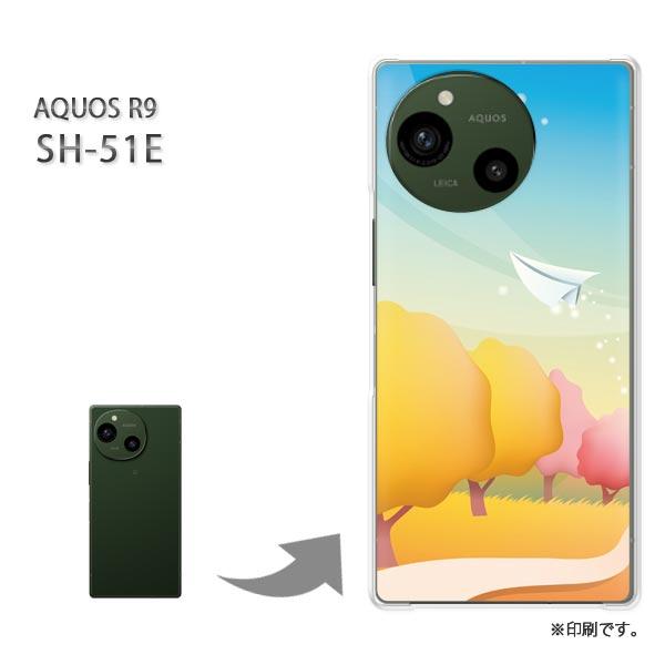 SH-51E AQUOS R9 カバー ハードケース デザイン 秋239/sh51e-PM239