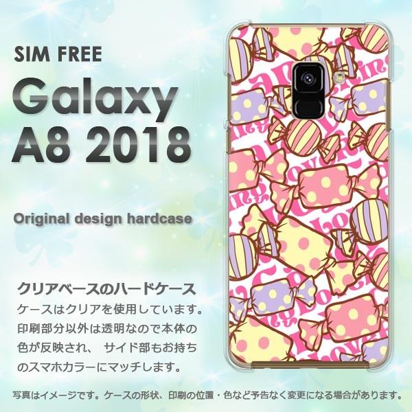 Galaxy A8 2018 ケース ゆうパケット送料無料 ギャラクシー  スイーツ・キャンディー(...