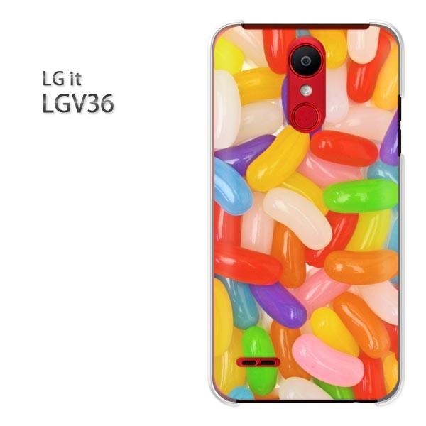 LG it LGV36 スマホケース カバー デザイン ゆうパケ送料無料 ゼリービーンズ/lgv36...