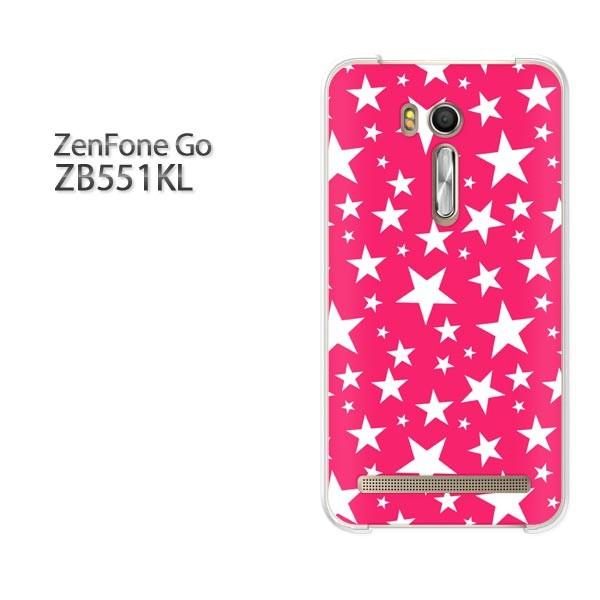 ゆうパケ送料無料 Zen Fone GO ZB551KL   ドット・星（ピンク）/zb551kl-...