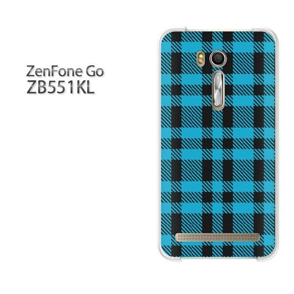 ゆうパケ送料無料 Zen Fone GO ZB551KL  チェック(ブルー)/zb551kl-pc...