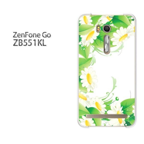 ゆうパケ送料無料 Zen Fone GO ZB551KL  花・マーガレット(白)/zb551kl-...
