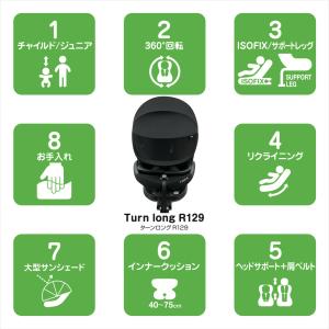 回転型 チャイルドシート 新生児 ISOFIX...の詳細画像4