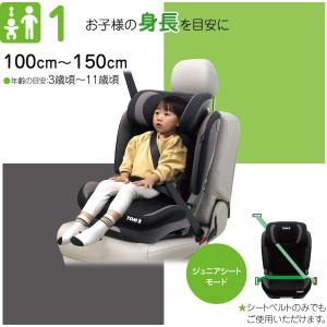 ジュニアシート ISOFIX チャイルドシート...の詳細画像3