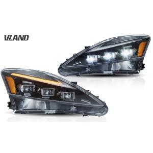 VLAND 20系IS用 三眼LED 30後期仕様 GSE20 USE20 ヘッドライト 流れるウイ...