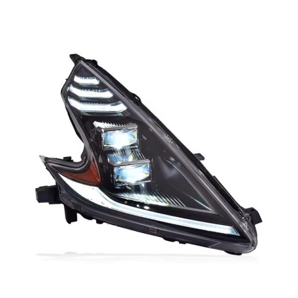 VLAND フェアレディZ ヘッドライト Z34 流れるウインカー ディミングターンシグナル オープ...