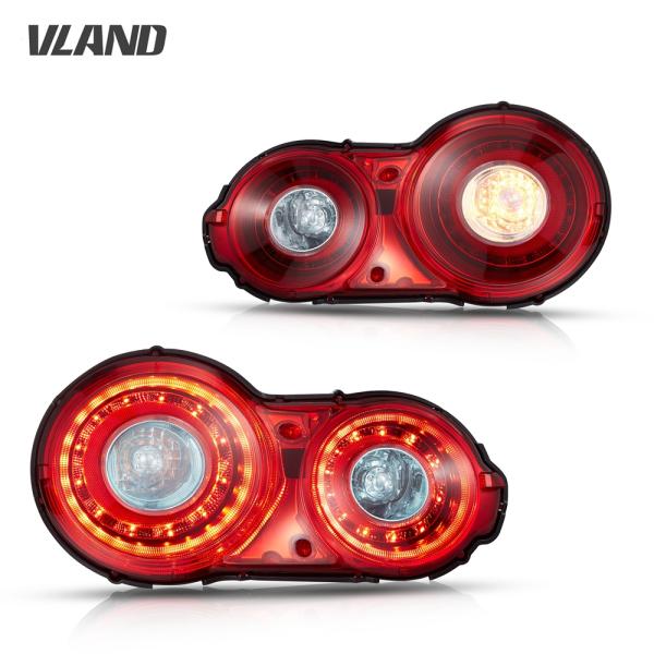 VLAND R35 GT-R ファイバーリング 後期MY14モデル仕様LEDテールランプ 4灯化 リ...