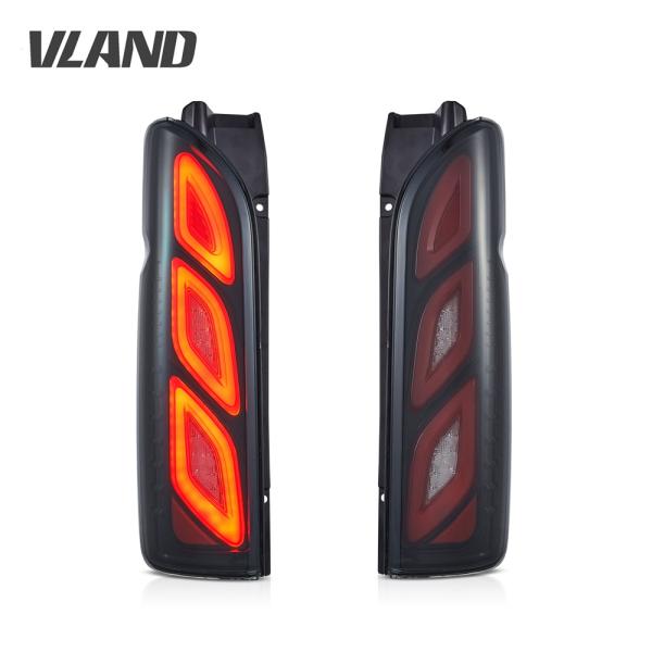 VLAND 新作 200系 ハイエース LEDテールランプ レジアスエース 点滅ウインカー オープニ...