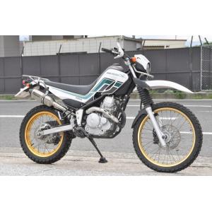 SECRET SPEED★ヤマハ セロー250 XT250X 全型式対応   スリップオンマフラー ドライカーボン YAMAHA モタード オフ車 異形