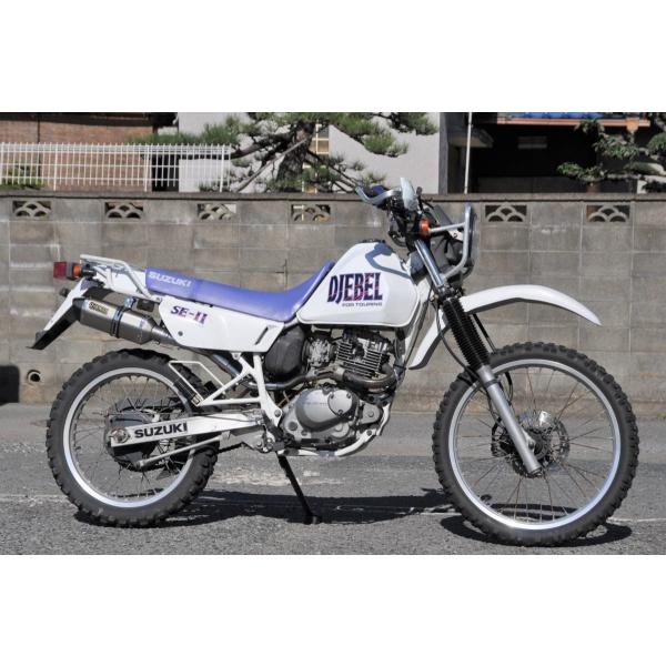 SECRET SPEED★スズキ ジェベル125 SX125 スリップオンマフラー ドライカーボン ...