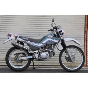 SECRET SPEED★ヤマハ セロー225 buronco ブロンコ スリップオンマフラー ソリッド サイレンサー モタード オフ車 バイクマフラー 異形