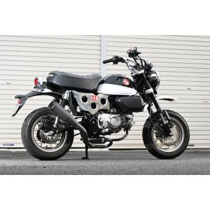 ホンダ MONKEY125 スリップオンマフラー BADGER 《バジャー》フレディ モンキー 70φ スチール JB02 ORM製｜tomutaun