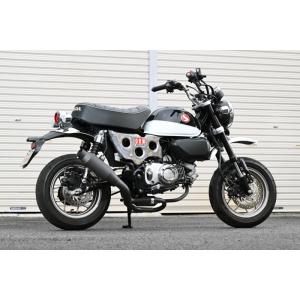 ホンダ MONKEY125 スリップオンマフラー BADGER 《バジャー》砲弾 モンキー 70φ スチール JB02 ORM製｜tomutaun