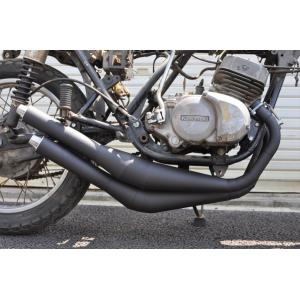 ORM製 カワサキ SS350 3本チャンバー 刻印 完全国内生産　自社製造品　KAWASAKI バラチャン｜tomutaun