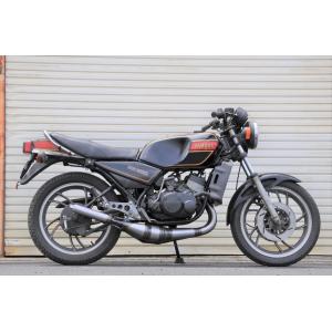 □ワルツ機械曲マフラー□ XJR400 ブラックアウタータイプ 【送料無料