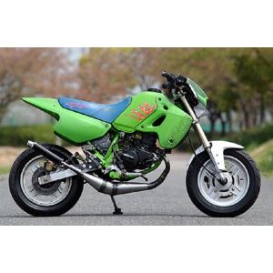 ORM製 カワサキ KSR80 ダウンチャンバー 耐熱クリア  シルバーサイレンサー 完全国内自社製...