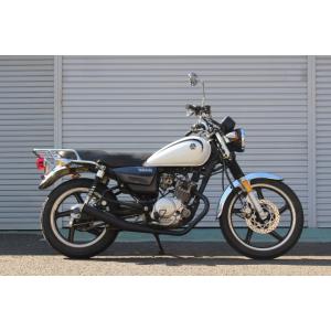 ヤマハ　YB125SP エキゾーストマフラー QUIET　耐熱ブラック　ORM製　クワイエット｜tomutaun