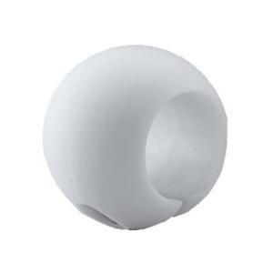 シロクマ 手すり用補助グリップ どこでもグリップ ボール型 アイボリー 径32mm用 BR-65