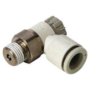 SK11 スピードコントローラ エルボタイプ 8mmホース用 R1/8 AS2201F-01-08SA