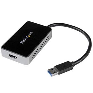 StarTech.com USB 3.0 - HDMI変換アダプタ(USBポート x1付き) 外付けディスプレイ増設アダプタ 1920x12｜tomy-zone