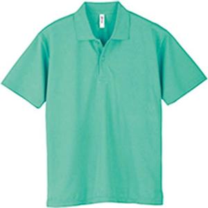 グリマー 半袖 4.4オンス ドライ ポロシャツ UV カット 00302-ADP ミントグリーン 150cm (日本サイズ150相｜tomy-zone