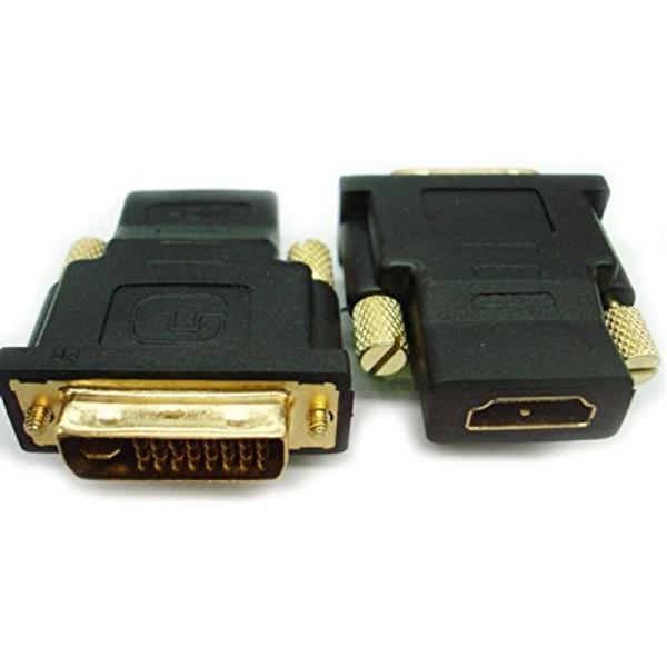 小型アダプタ 24+1（DVI-D デュアルリンク:オス） × HDMIメス