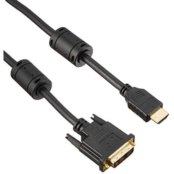 バッファロー BSHDDV30BK HDMI:DVI変換ケーブル コア付 3.0m フ