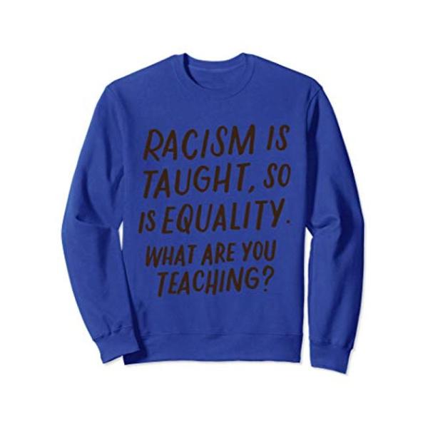 反人種主義は平等であり、教えているのは何か トレーナー