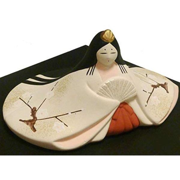 平安雛 手軽に飾れる本格派のひな人形 陶器製_手描き
