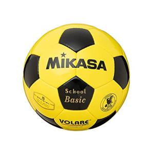 ミカサ(MIKASA) サッカーボール 5号 日本サッカー協会 検定球 (一般・大学・高生・中学生用) イエロー/ブラック 手縫いボール S