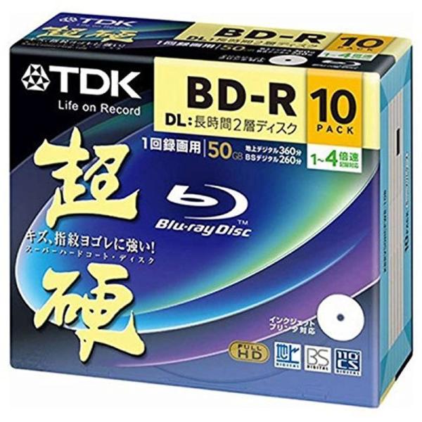 TDK KBRV50HCPWB-10B 超硬 BD-R DL 録画用 長時間2層ディスク