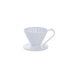 三洋産業 CAFEC フラワードリッパー 有田焼 cup1 <1杯用> ホワイト CFD-1WH｜tomy-zone