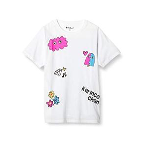 カリンコチャン Tシャツ カリンコチャン カリンコ&バンビ 刺? 半袖 ホワイト XS｜tomy-zone