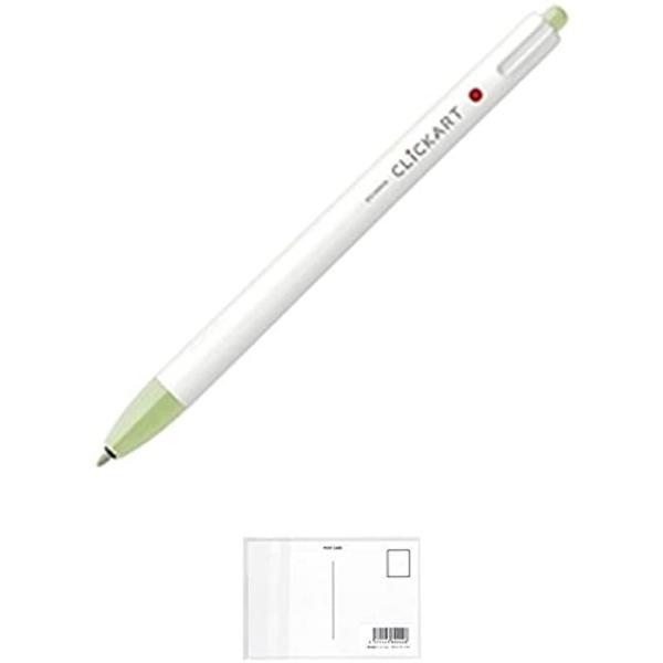 ゼブラ ノック式水性カラーペン クリッカート リーフグリーン WYSS22-LFG まとめ買い 50...
