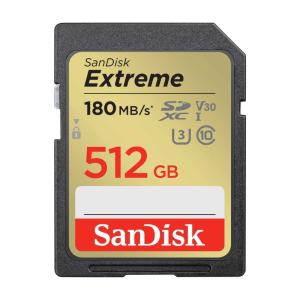 サンディスク 正規品 SDカード 512GB SDXC Class10 UHS-I U3 V30 SanDisk Extreme SDSD｜tomy-zone