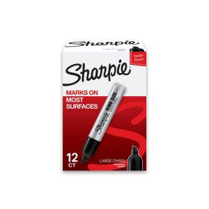 Sharpieブラック 12本セット 極太 油性ペン マーカー カラーペン セット アート イラスト 塗り絵 描画 スケッチ デコレーション｜tomy-zone