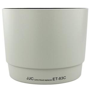 JJC レンズフード 白 Canon ET-83C 互換 EF 100-400mm F4.5-5.6L IS USM レンズ 用 可逆式｜tomy-zone