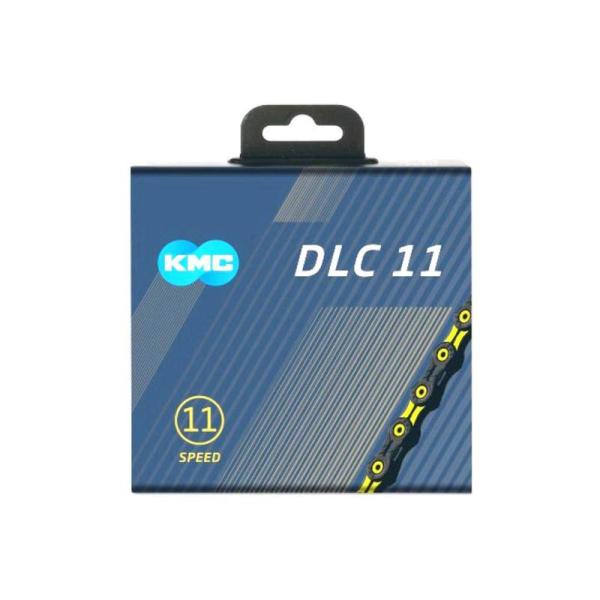 KMC X11 DLC チェーン 11S/11速/11スピード 用 (イエロー) 並行輸入品