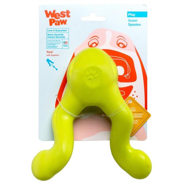 West Paw ゾゴフレックス ティジー 犬 おもちゃ 投げるおもちゃ 犬の綱引きのおもちゃ 水に...
