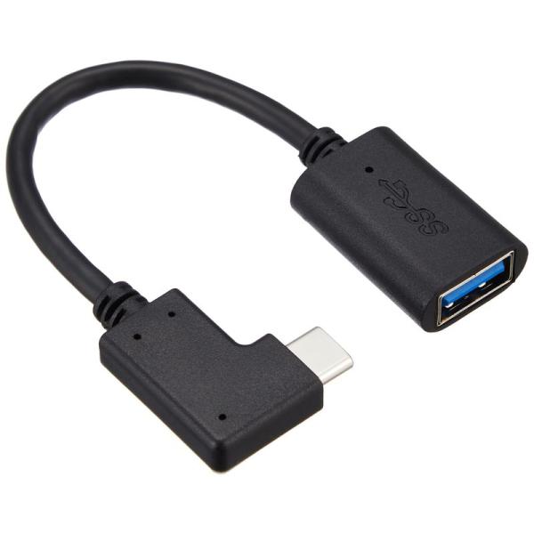 アイネックス USB3.2Gen1 Type-Cホストケーブル C - A L型 15cm U31C...