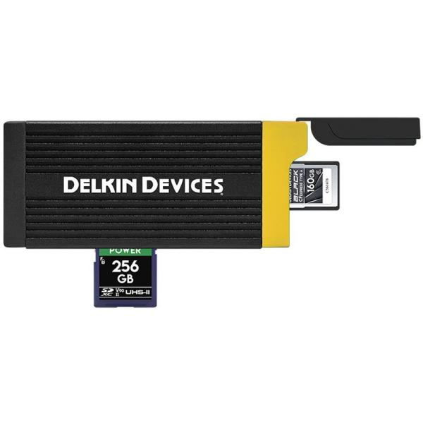 Delkin USB 3.2 CFexpress Type A Card/SD UHS-II ２スロ...