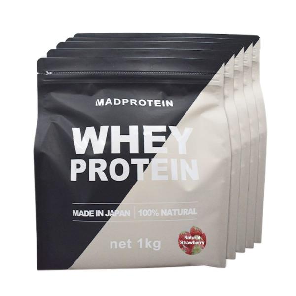 MAD PROTEIN(マッドプロテイン) ホエイプロテインWPC 人工甘味料不使用 国内製造 フレ...