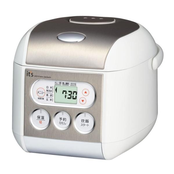 SANYO マイコンジャー炊飯器 ホワイトベーシック ECJ-LS30(WB)