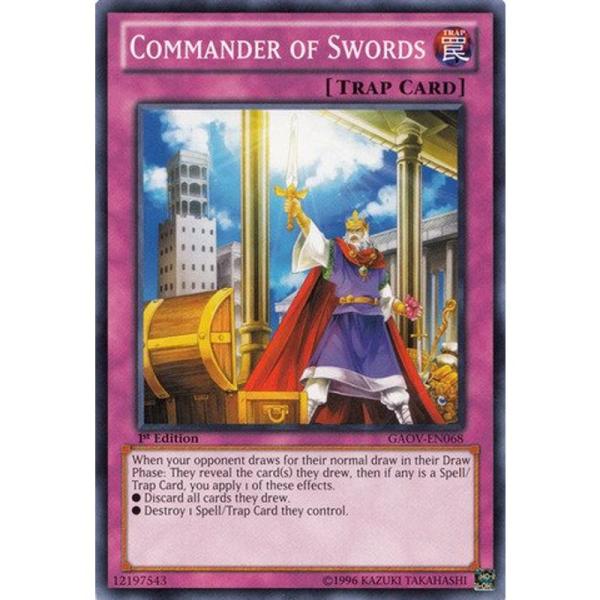 遊戯王 英語版 Commander of Swords (GAOV-EN068) - Galacti...