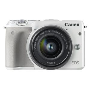 Canon ミラーレス一眼カメラ EOS M3 レンズキット(ホワイト) EF-M15-45mm F3.5-6.3 IS STM 付属 EO